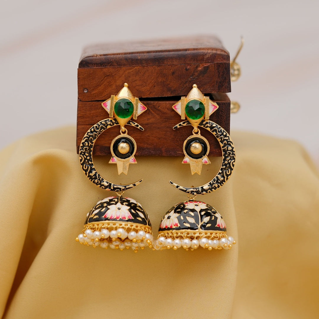 Half moon jhumki - Aganya kreation
