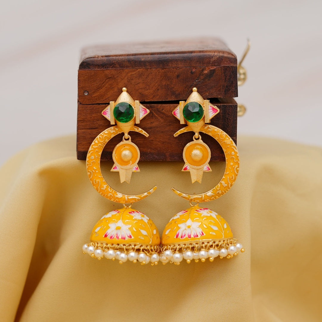 Half moon jhumki - Aganya kreation
