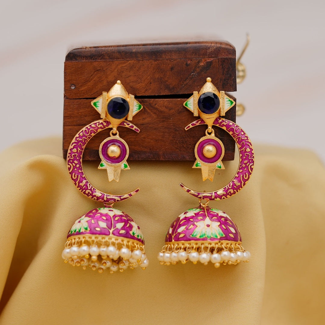 Half moon jhumki - Aganya kreation