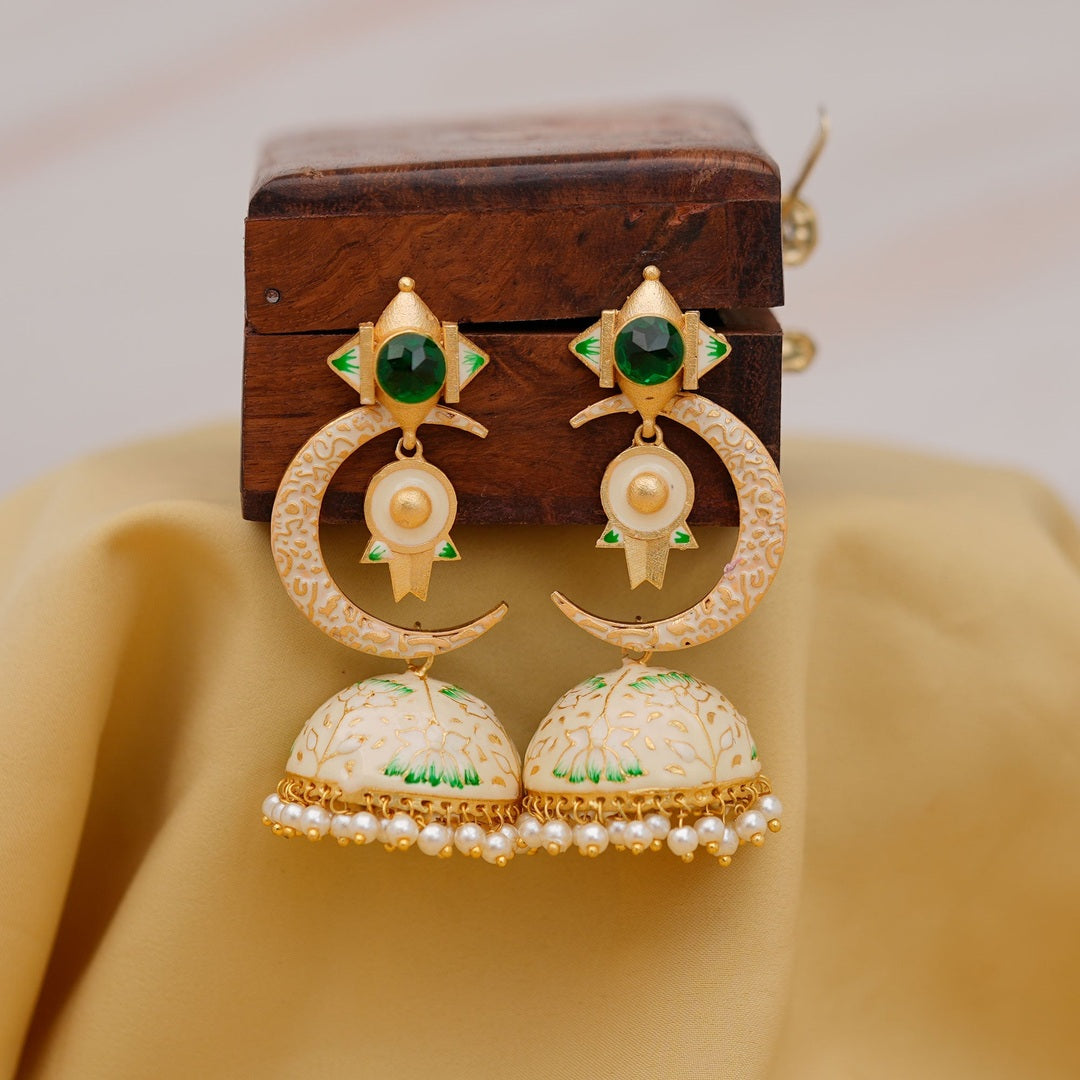 Half moon jhumki - Aganya kreation