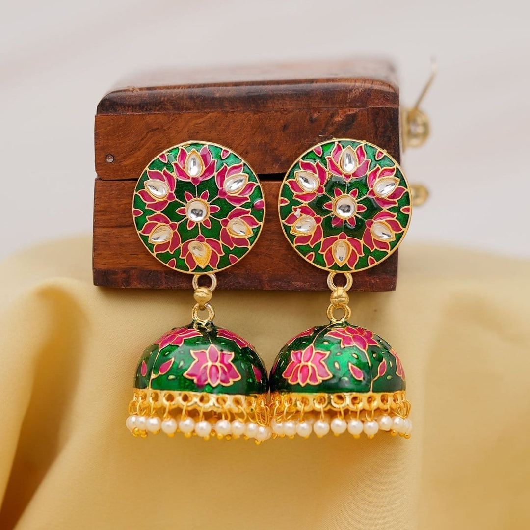 Lotus Earing - Aganya kreation