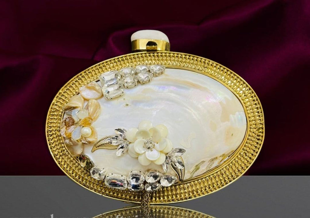 Mother pearl clutch - Aganya kreation