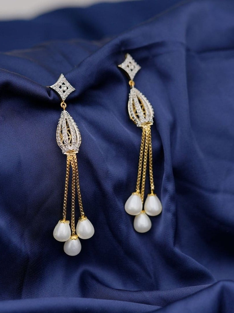 Pearl Droplet Earing - Aganya kreation